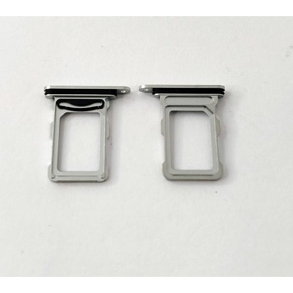 Soporte sim blanca Dual sim para iPhone 16 Pro A3293 A3083 A3292 A3294 16 Pro Max A3296 A3084 A3295 A3297