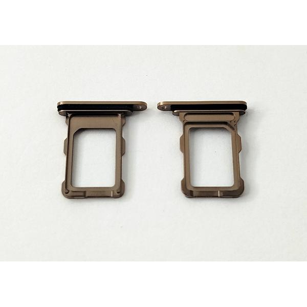 Soporte o bandeja sim dorada para iPhone 16 Pro A3293 A3083 A3292 A3294 iPhone 16 Pro Max A3296 A3084 A3295 A3297