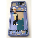 Pantalla lcd para Motorola Edge 50 Pro mas tactil negro con marco lavanda 5D68C24093 5D68C24323 Service Pack