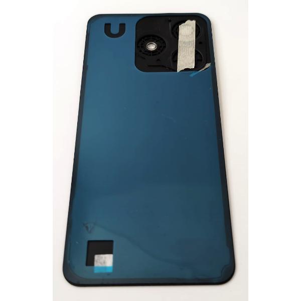 Tapa trasera o tapa bateria azul para Realme C63 4G con cristal de camara