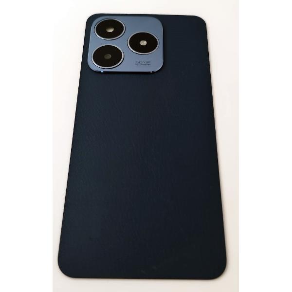 Tapa trasera o tapa bateria azul para Realme C63 4G con cristal de camara