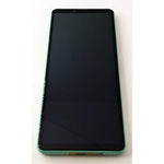 Pantalla lcd para Sony Xperia 10 IV mas tactil negro con marco verde calidad premium