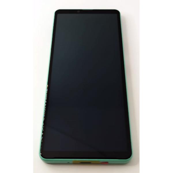 Pantalla lcd para Sony Xperia 10 IV mas tactil negro con marco verde calidad premium