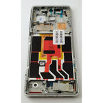 Pantalla lcd para Oneplus 12 5G mas tactil negro con marco blanco calidad premium