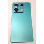 Tapa trasera o tapa bateria azul para Xiaomi Redmi Note 13 5G con cristal de camara