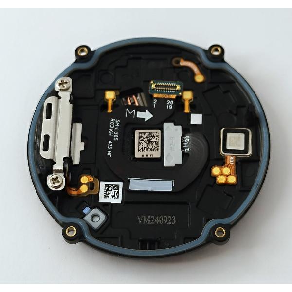 Tapa trasera o tapa bateria verde plateado para Samsung Galaxy Watch 7 44mm BT GH82-35285A Service Pack