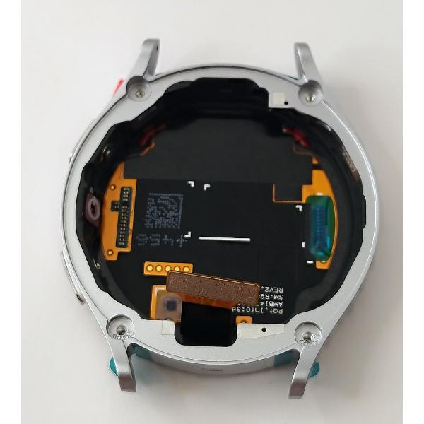 Pantalla lcd para Samsung Galaxy Watch 7 44mm L310 mas tactil negro con marco plata GH97-29845C Service Pack