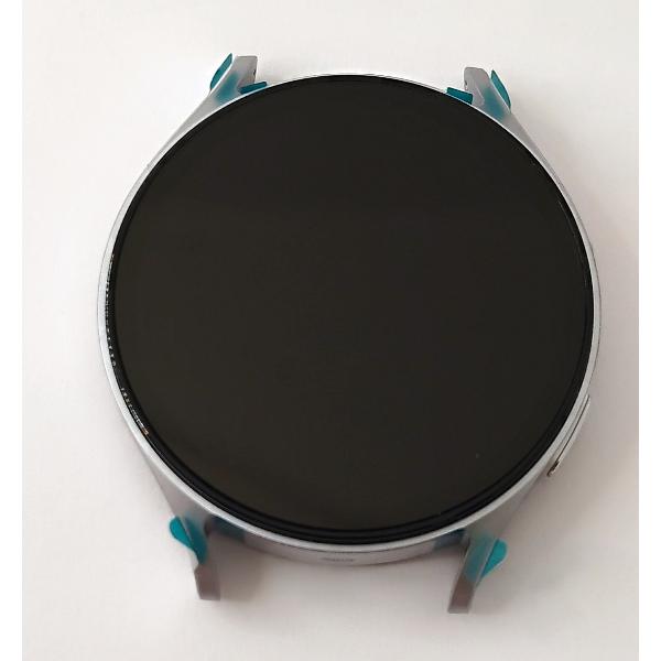 Pantalla lcd para Samsung Galaxy Watch 7 44mm L310 mas tactil negro con marco plata GH97-29845C Service Pack