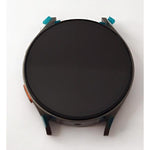Pantalla Lcd para Samsung Galaxy Watch 7 44mm L310 mas tactil negro con marco verde GH97-29845A Service Pack