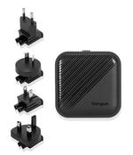 Cargador adaptador Targus gan charger 65w USB tipo c negro