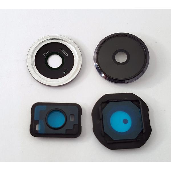 Cristal de camara con marco negro para Xiaomi Poco F6 5G calidad premium