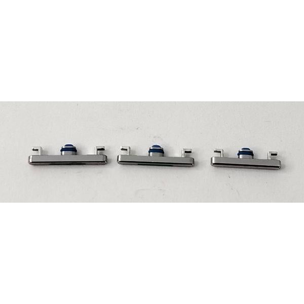 Set de 3 Botones laterales blancos para Oppo Find X5 CPH2307 calidad premium