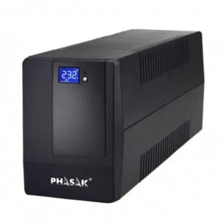 SAI Línea Interactiva Phasak 1000 VA LCD/ 1000VA/ 4 Salidas/ Formato Torre - PixelPlaza