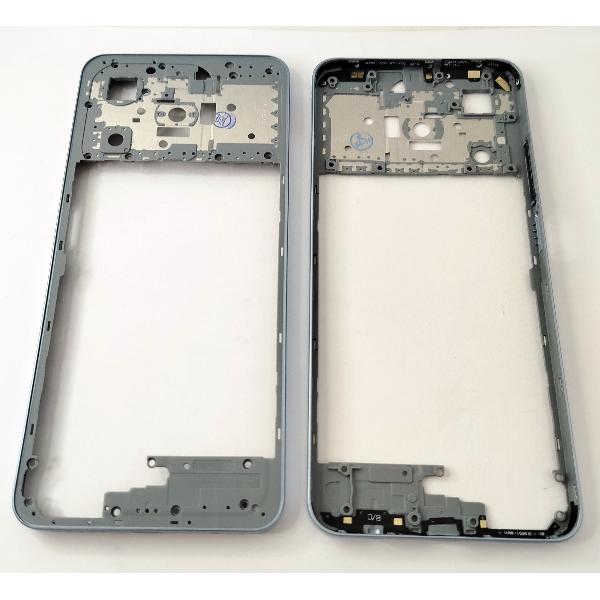 Carcasa o marco central azul para Realme C61 4G RMX3933