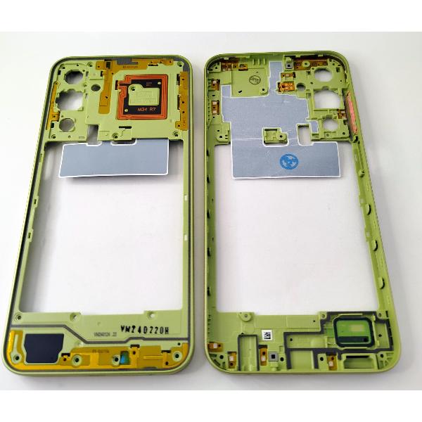 Carcasa o marco central amarillo para Samsung Galaxy A25 5G A256