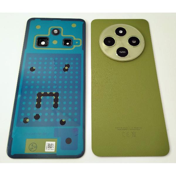 Tapa trasera o tapa bateria verde para Xiaomi Redmi 14C con cristal de camara