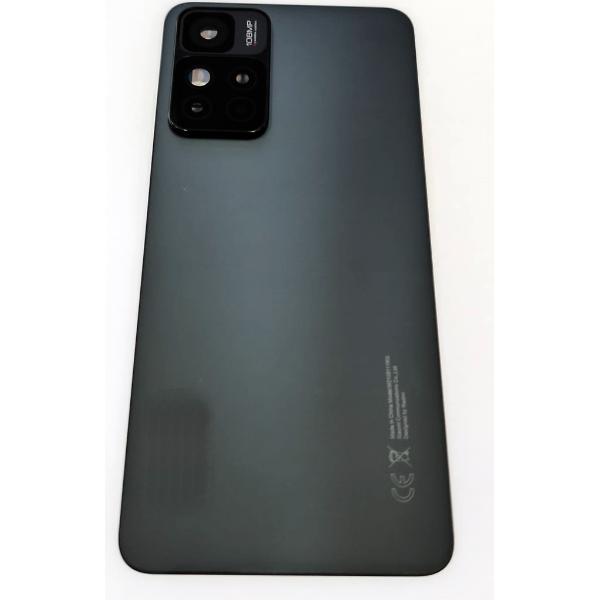 Tapa trasera o tapa bateria negra para Xiaomi Redmi Note 11T 5G mas cubierta camara