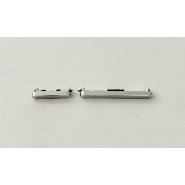 Set de 2 botones laterales blancos para Xiaomi 14 calidad premium