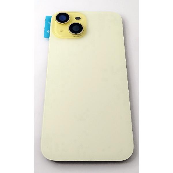 Tapa trasera o tapa bateria amarilla para iPhone 15 A3090 A2846 A3089 A3092