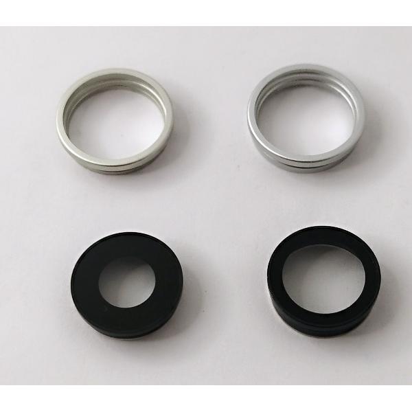 Set 2 cristales de camara con marco blanco para iPhone 16 A3287 A3081 A3286 A3288 16 Plus A3290 A3082 A3289 A3291