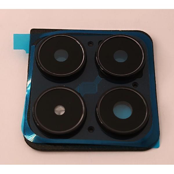 Cristal de camara con marco negro para Xiaomi Poco X6 Pro 5G calidad premium