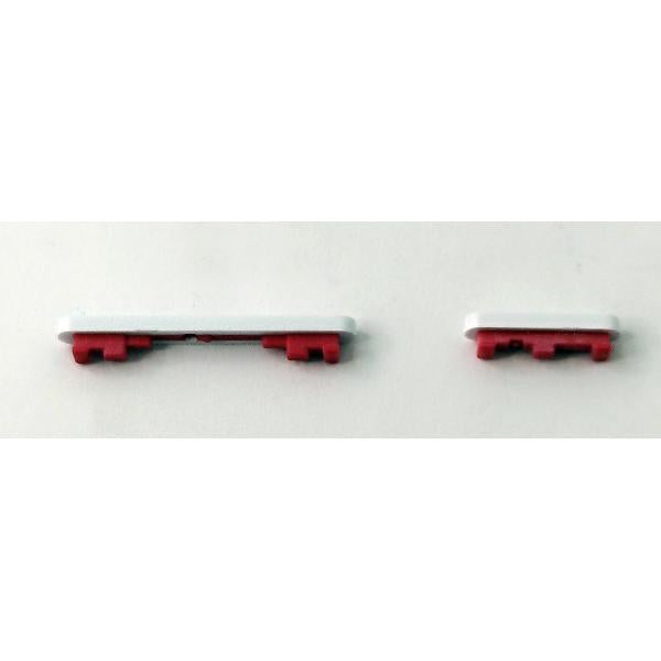 Set de 2 botones laterales blancos para Xiaomi Poco X6 5G calidad premium