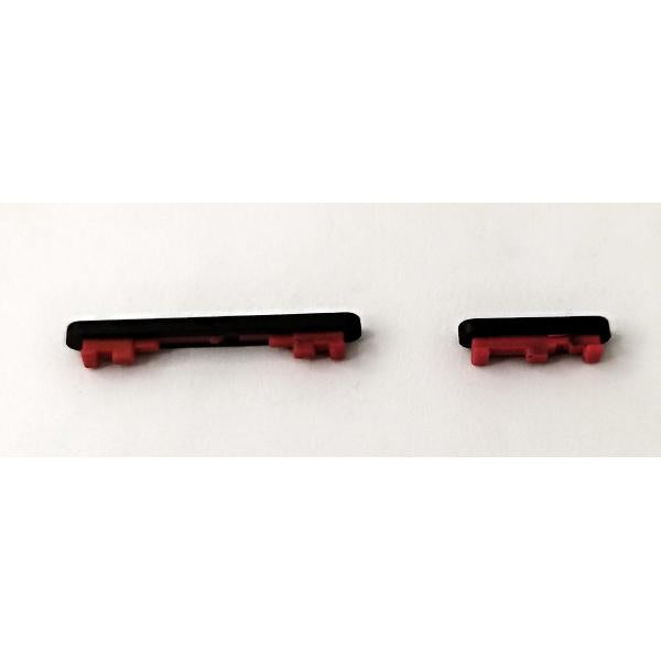 Set de 2 botones laterales negros para Xiaomi Poco X6 Pro 5G calidad premium