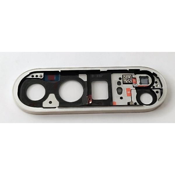 Cristal de camara para Google Pixel 9 Pro XL con marco blanco calidad premium