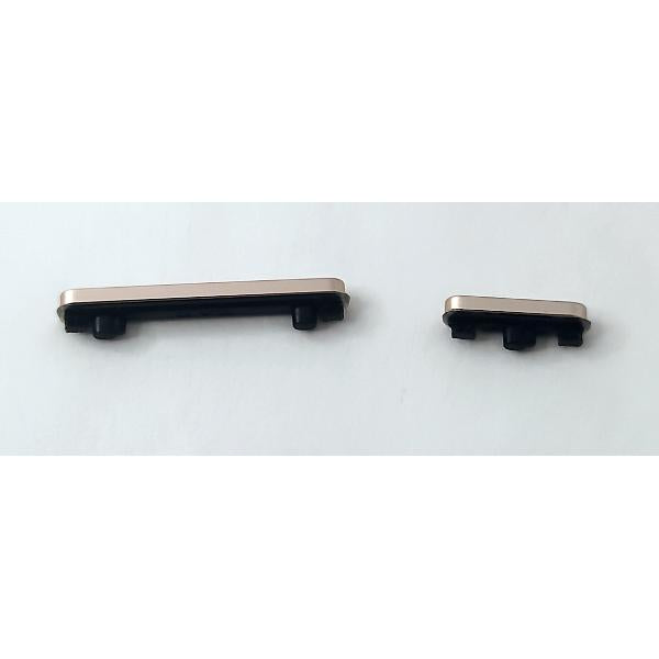 Set de 2 botones laterales dorados para Google Pixel 8 calidad premium