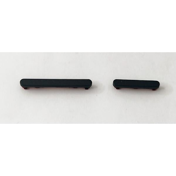 Set de 2 botones laterales negros para Xiaomi Poco M6 Pro 4G calidad premium