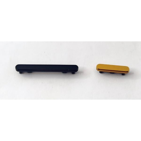 Set de 2 botones laterales amarillos para Xiaomi Poco X6 Pro 5G calidad premium
