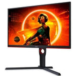 Monitor Gaming AOC 25G3ZM/BK 24.5"/ Full HD/ 0.5ms/ 240Hz/ VA/ Regulable en altura/ Negro y Rojo - PixelPlaza