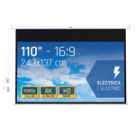 Iggual Pantalla eléctrica 16:9 110 243x137 cm