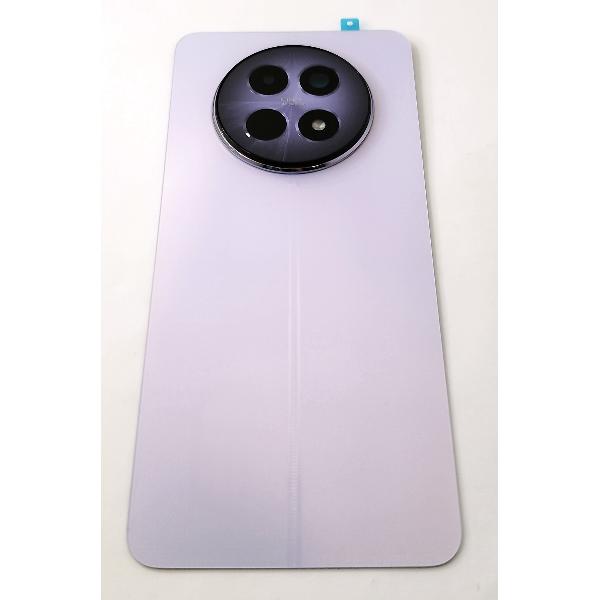 Tapa trasera o tapa bateria morada para Realme 12 4G con cubierta de camara