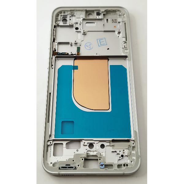 Carcasa o marco central blanco para Samsung Galaxy S23 FE S711