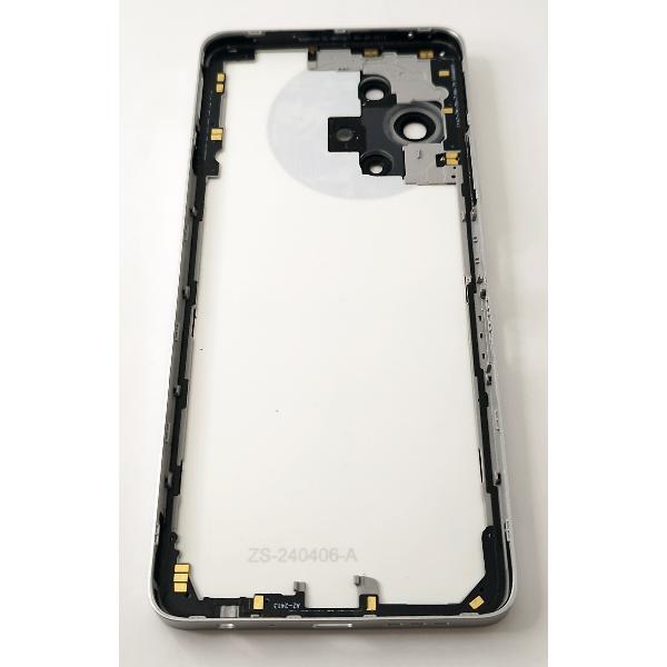 Tapa trasera o tapa bateria blanca para TCL 50 NxtPaper 5G TCL 50 Pro NxtPaper 5G con cubierta de camara