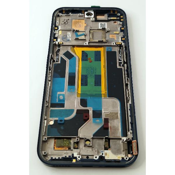 Pantalla lcd para Nothing Phone 2A 2A Plus mas tactil negro con marco azul calidad premium