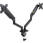 Soporte de Mesa para 2 Monitores TooQ DB1434TNR-B/ Giratorio/ Inclinable/ hasta 10kg - PixelPlaza