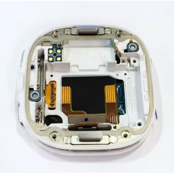 Pantalla lcd para Samsung Galaxy Watch Ultra SM-L705U mas tactil negro con marco blanco GH82-35194C Service Pack