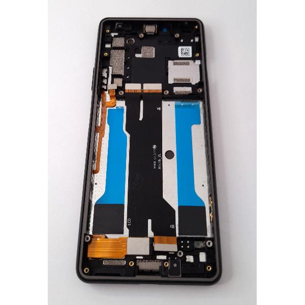 Pantalla lcd para Sony Xperia 10 III BT52 A5034092B mas tactil negro mas marco negro Service Pack