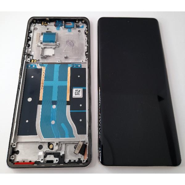 Pantalla lcd para Realme 12 Pro Plus 5G RMX3840 RMX3841 mas tactil negro mas marco plata Service Pack