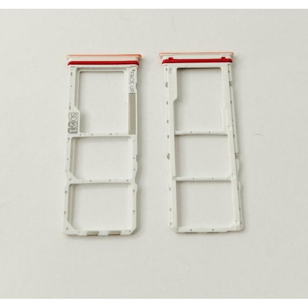 Soporte o bandeja sim naranja Dual sim para Motorola Moto G04s calidad premium