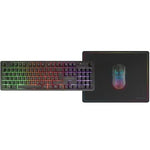 Pack Gaming Mars Gaming MCPWX/ Teclado Inalámbrico + Ratón Inalámbrico + Alfombrilla - PixelPlaza