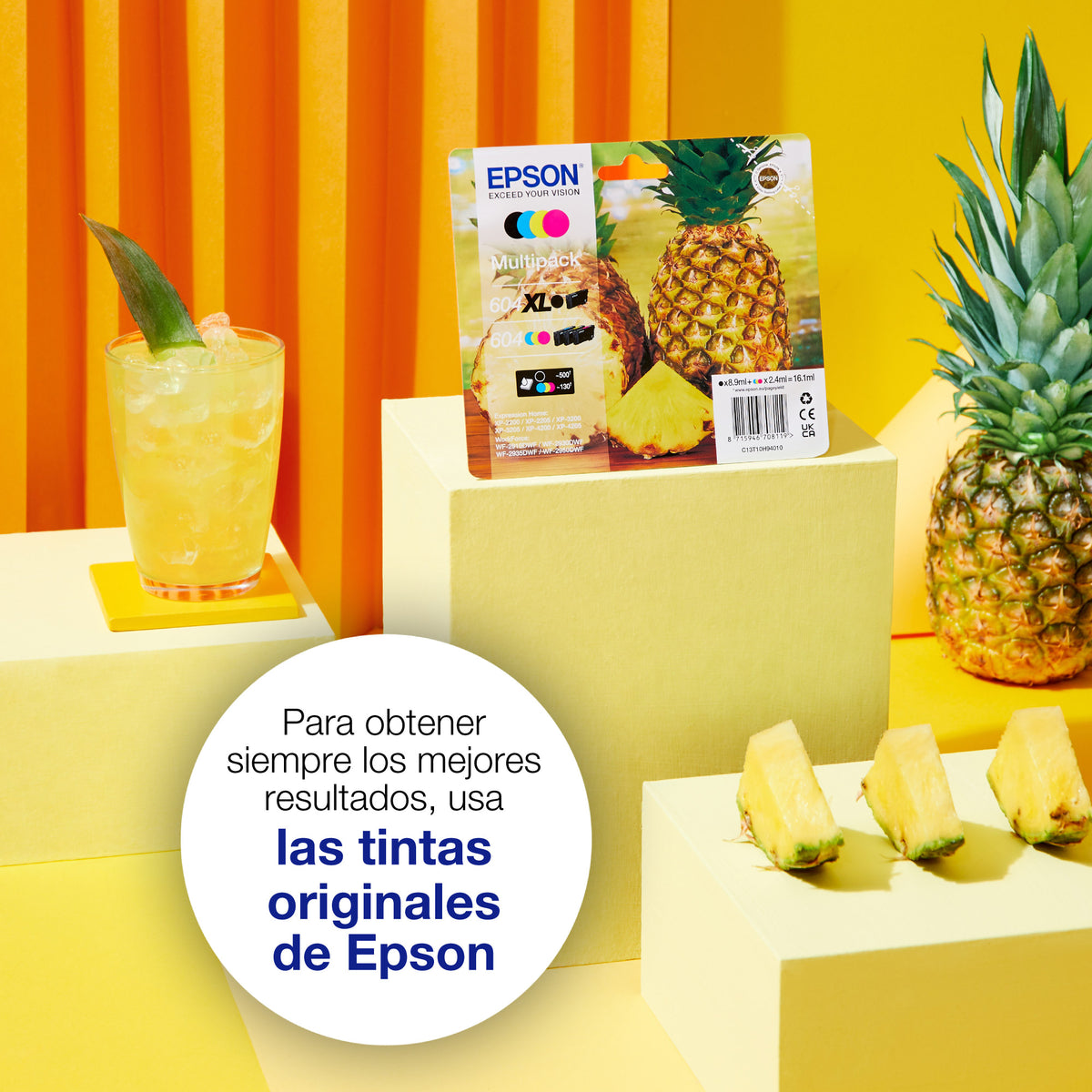 Cartucho Epson 604xl magenta c13t10h34010 xp2200 wf - 2910 piña