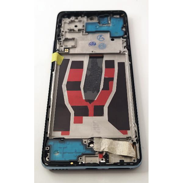 Pantalla lcd para Oppo Reno 10 5G CPH2531 mas tactil negro con marco azul compatible TFT