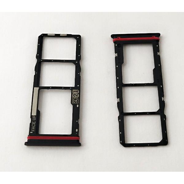 Soporte o bandeja sim gris Dual sim para Motorola Moto E14 calidad premium