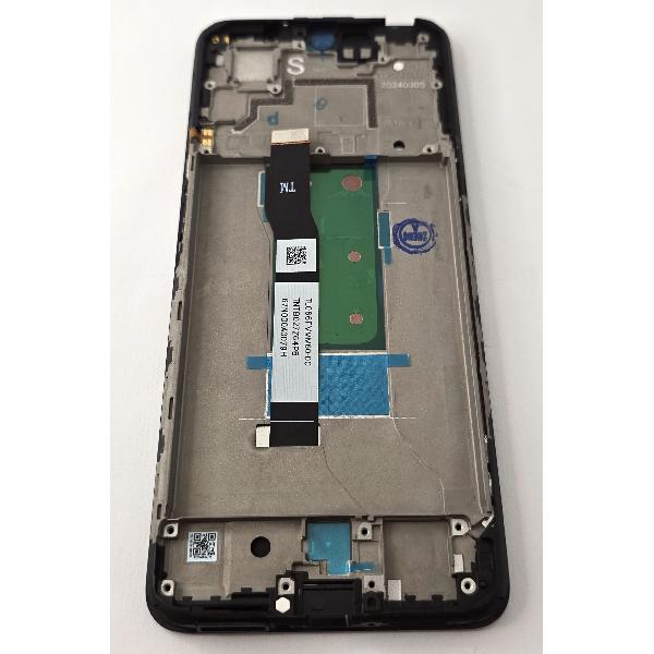 Pantalla lcd para Xiaomi Redmi Note 12T Pro 5G mas tactil negro con marco negro compatible