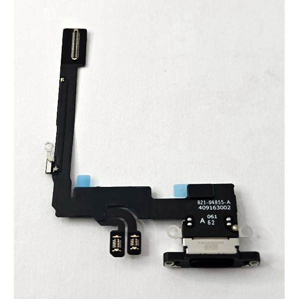 Flex puerto de carga negro para iPhone 16 Pro A3293 A3083 A3292 A3294 calidad premium