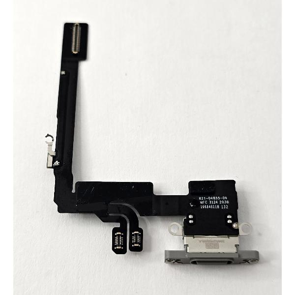 Flex puerto de carga marron para iPhone 16 Pro A3293 A3083 A3292 A3294 calidad premium