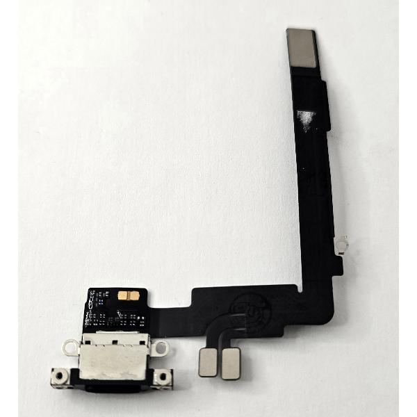 Flex puerto de carga negro para iPhone 16 Pro Max A3296 A3084 A3295 A3297 calidad premium